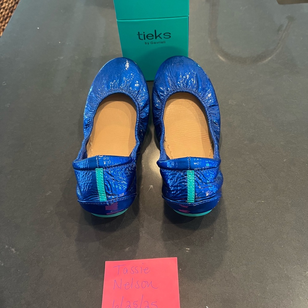 Tieks Vibrant Blue Flats